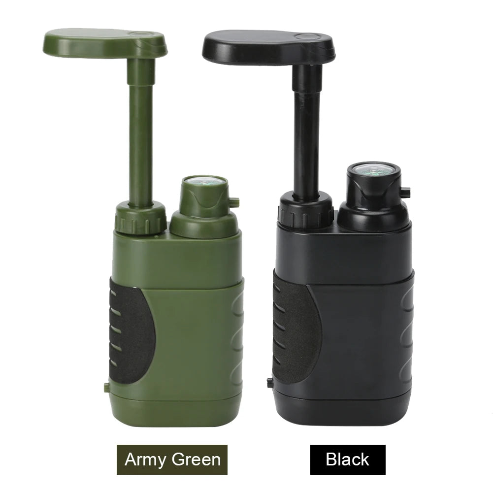 Portable Outdoor Water Filter Camping Water Purifier Survival Kit Emergency Hiking Travel Equipment Water Purifier